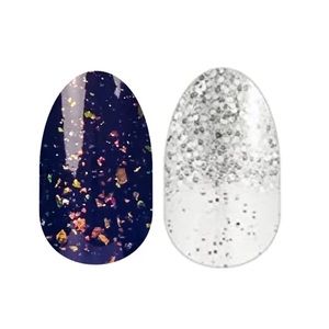 Color Street nails Deepwater Opal and Dripping in Diamonds